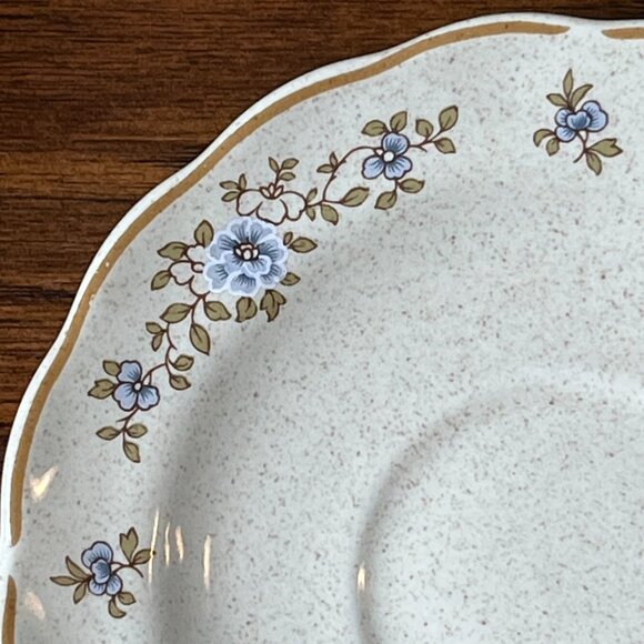 Royal Doulton Tea Set 4 Cups + 4 Saucers Lambethare Dorset LS1049 England 1983 - Picture 13 of 16